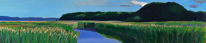Piermont Marsh with Red Winged Blackbirds